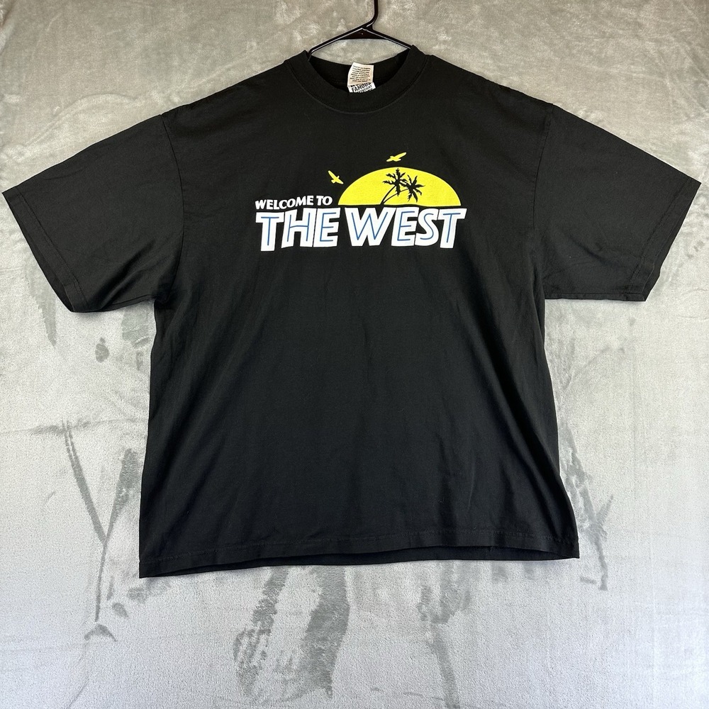 2025 Welcome To The West Music Festival T-Shirt Men's 2XL Black Graphic NWOT